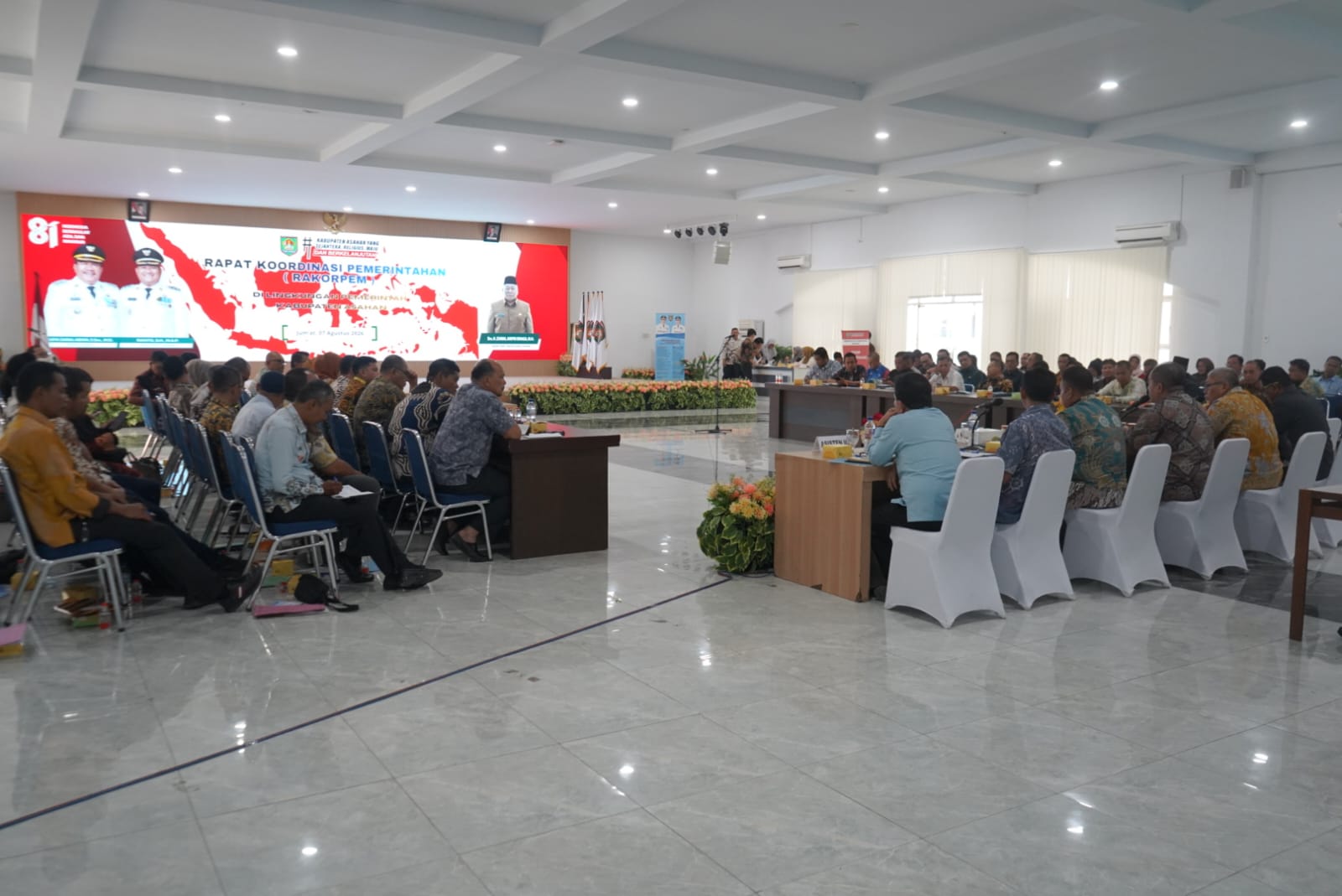 Bupati dan Wakil Bupati Asahan Ikuti Doa Bersama Renovasi Gedung Kantor Imigrasi Di Kabupaten Asahan