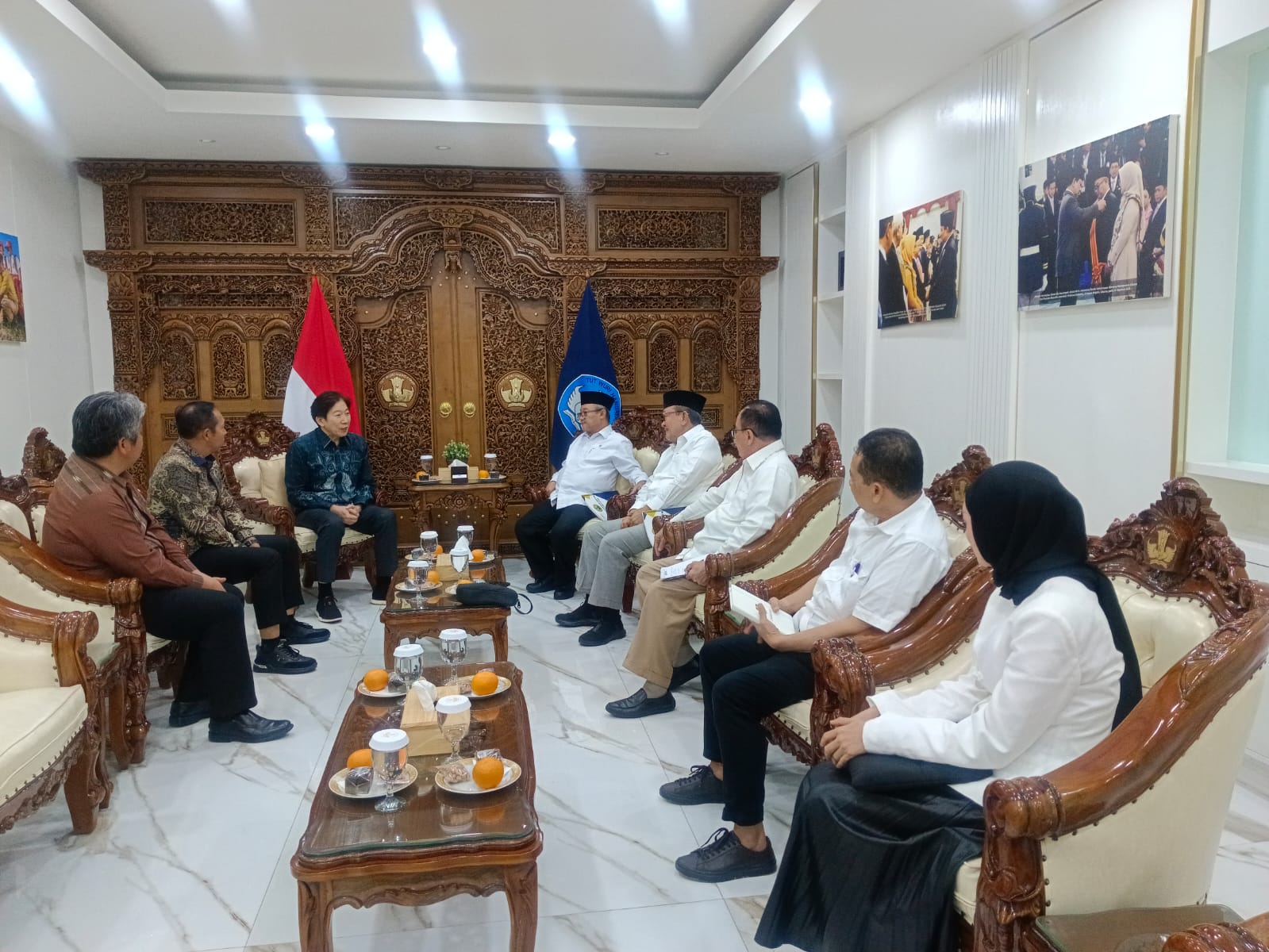 ‎Audiensi ke Kemendikdasmen dan Kemenag, Bupati Taput Laporkan Penanganan Sekolah Bencana dan Undang Menteri Buka Rakernas V MPK