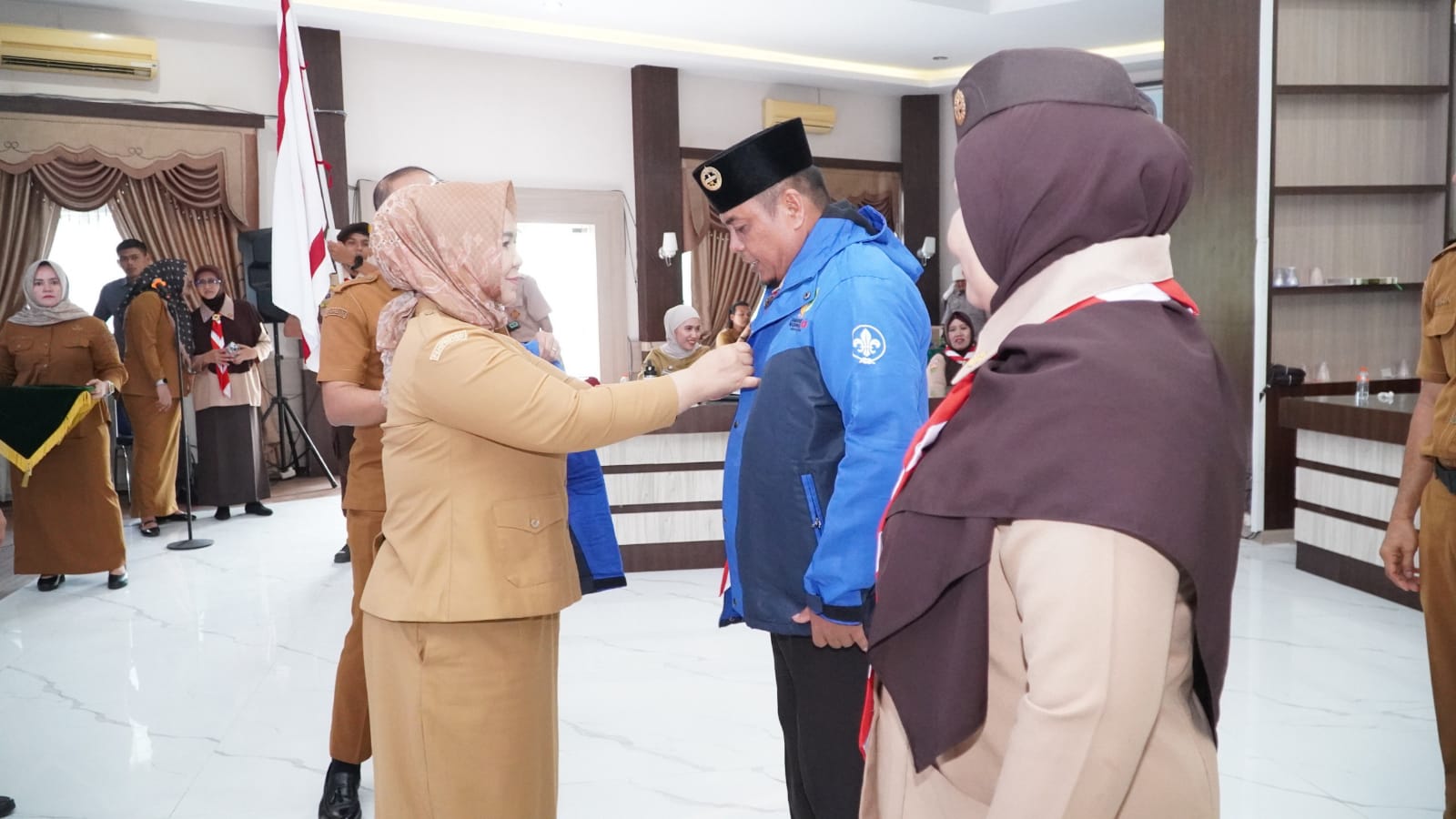 Plt. Bupati Tiorita Lepas 85 Kontingen Langkat ke Jambore Nasional XII