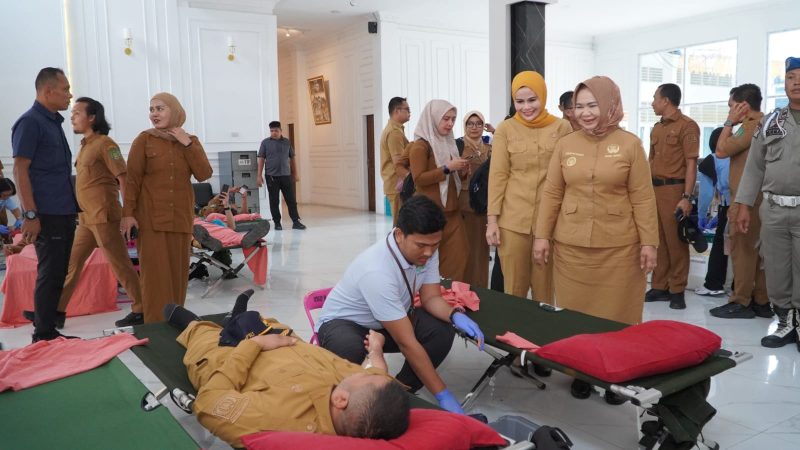 Plt. Bupati Tiorita Ajak ASN Langkat Rutin Donor Darah