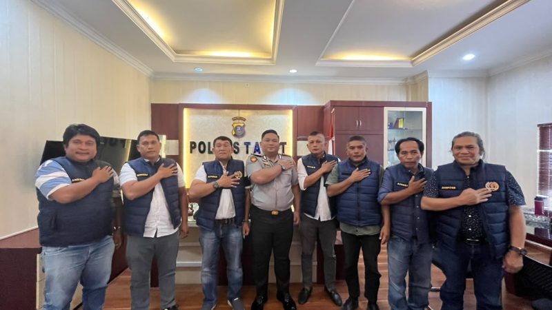 PWI Bonapasogit Audiensi ke Kapolres, Ferry: Keberhasilan Polisi Terlihat Saat Mampu Menekan Kriminalitas
