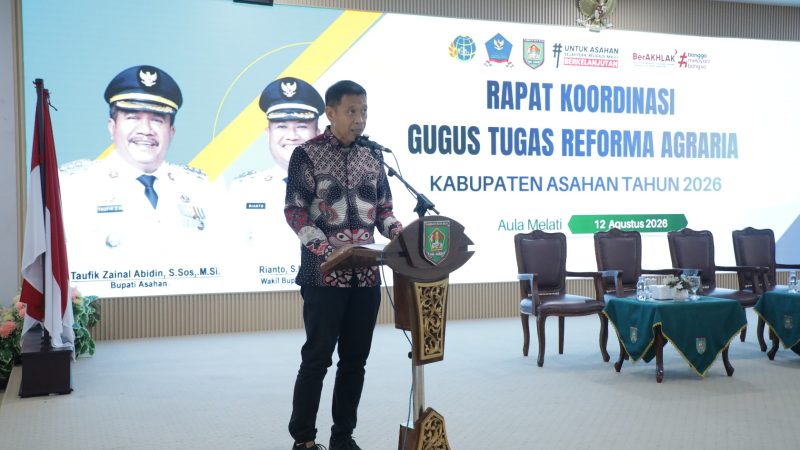 Wakil Bupati Asahan Buka Rapat Gugus Tugas Reforma Agraria