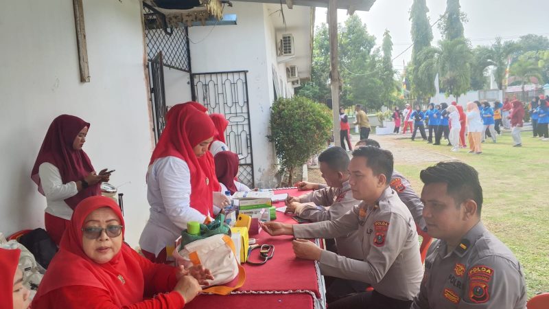 Kapolres Langkat Hadiri puncak peringatan Brandan Bumi Hangus yang ke-79 Pangkalan Berandan