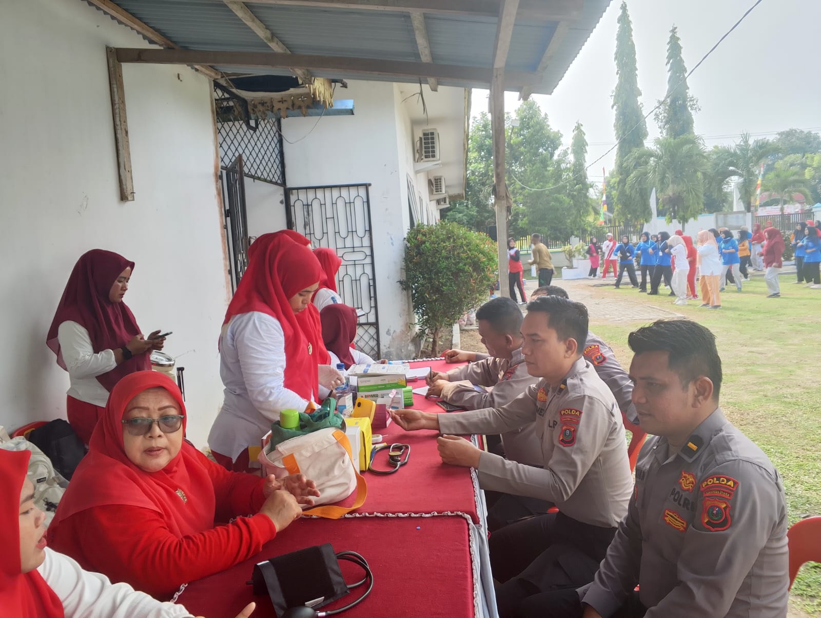Kapolres Langkat Hadiri puncak peringatan Brandan Bumi Hangus yang ke-79 Pangkalan Berandan