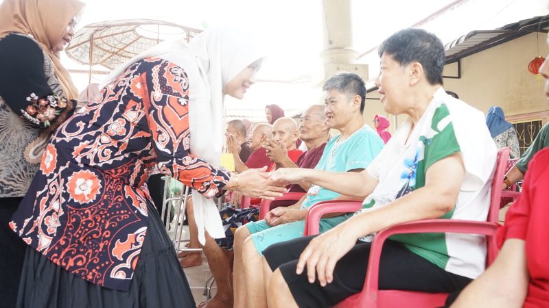 Ketua TP PKK Asahan Hadiri Bhakti Sosial Keagamaan, Salurkan Kepedulian Kepada Anak Yatim Dan Lansia