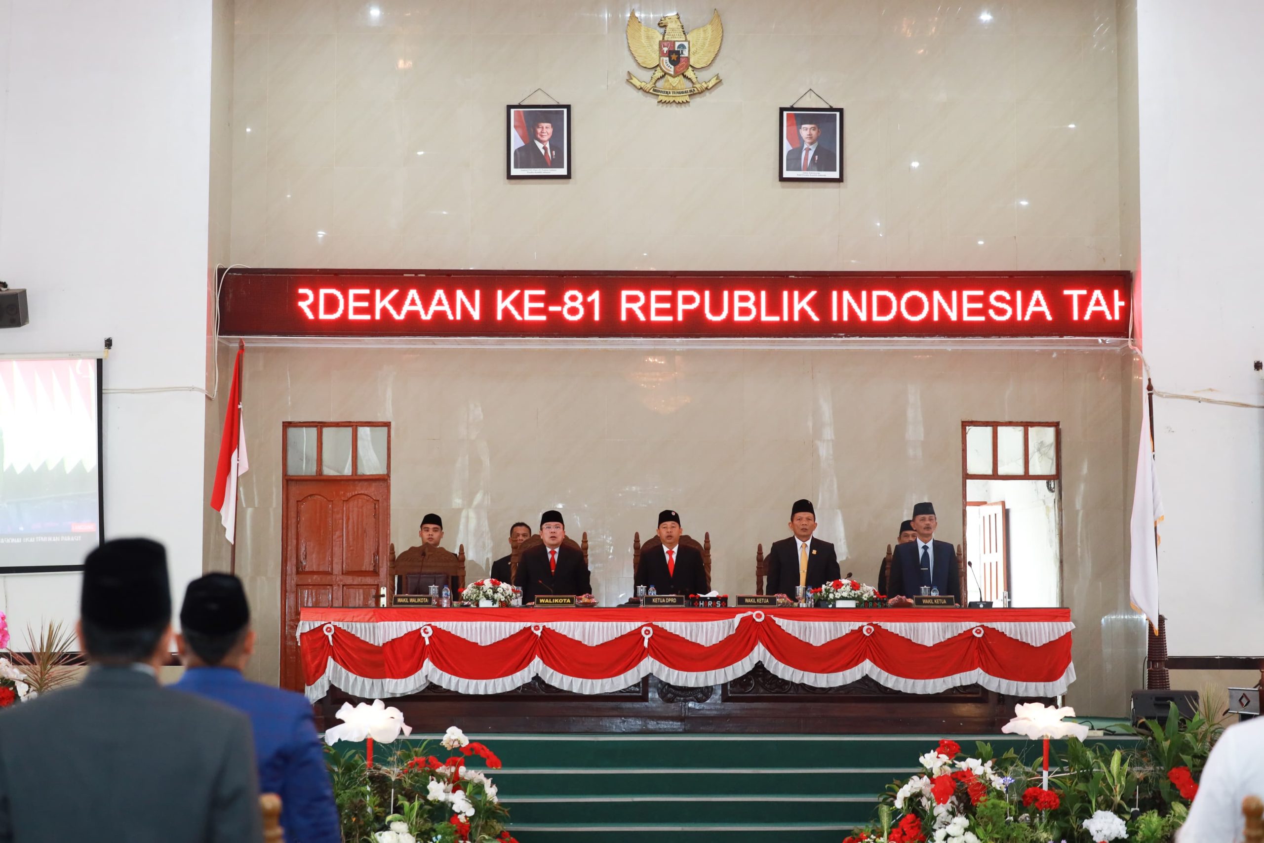 Wali Kota Wesly Silalahi SH MKn Saksikan Pidato Kenegaraan Presiden RI dalam Sidang Tahunan MPR RI dan Sidang Bersama DPR RI-DPD RI Tahun 2026