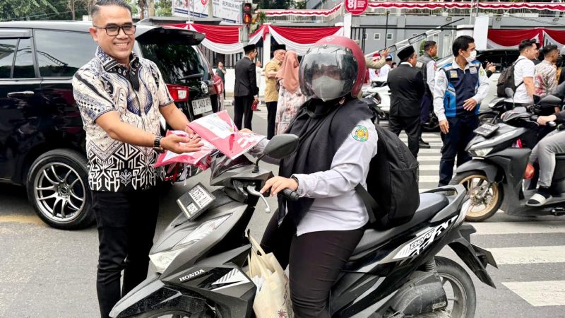 Pemko Dan PWPM Kibarkan Semangat Merah Putih di Jalanan Kota