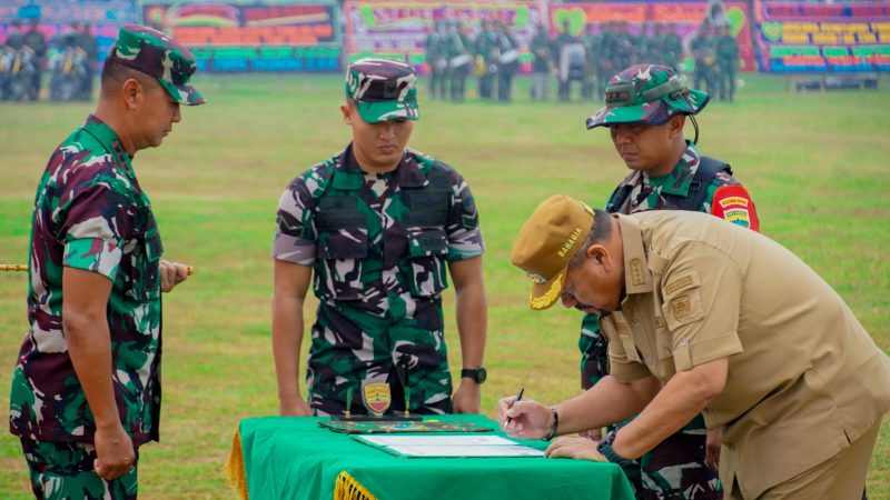 Bupati Baharuddin Siagian Apresiasi Keberhasilan TMMD ke – 129, Beri Manfaat Nyata bagi Masyarakat Batu Bara