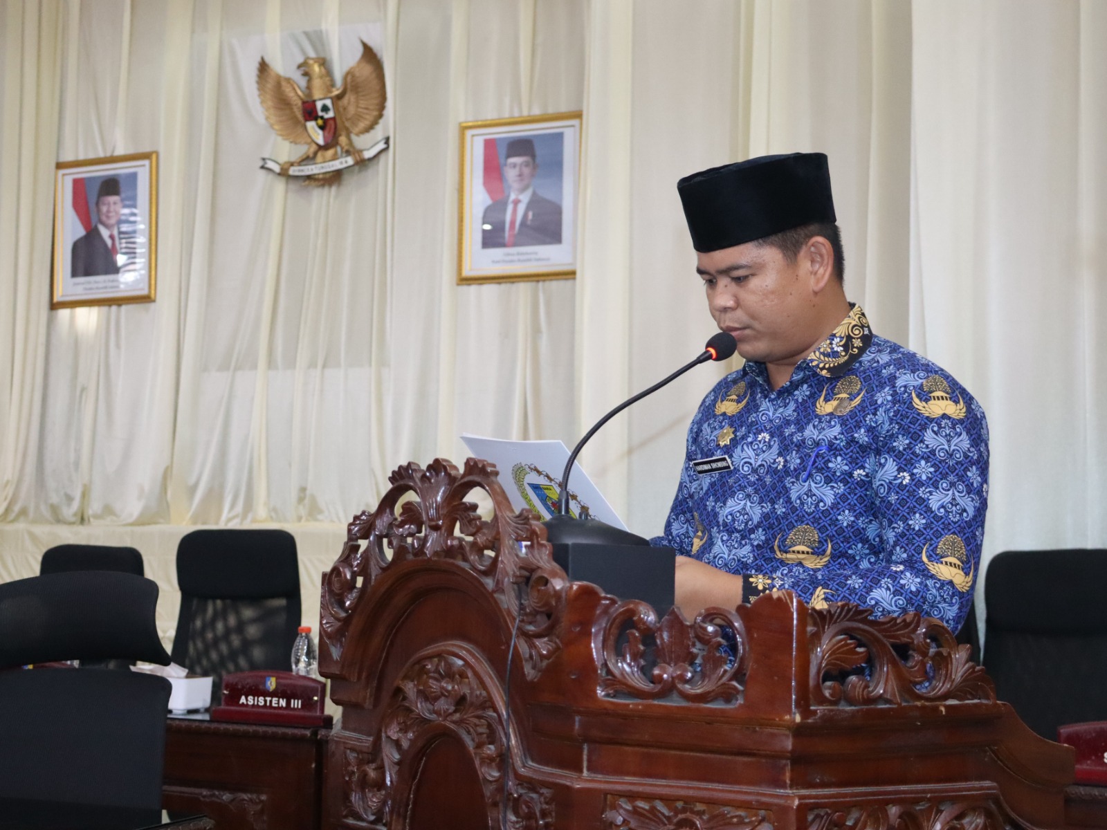 DPRD Batu Bara Gelar Rapat Paripurna Penyampaian Nota KUA-PPAS APBD 2027