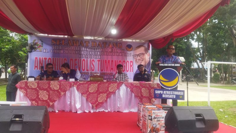 Lewat Sosper Tentang Adminduk Antonius Tumanggor Ajak Warga Daftar IKD
