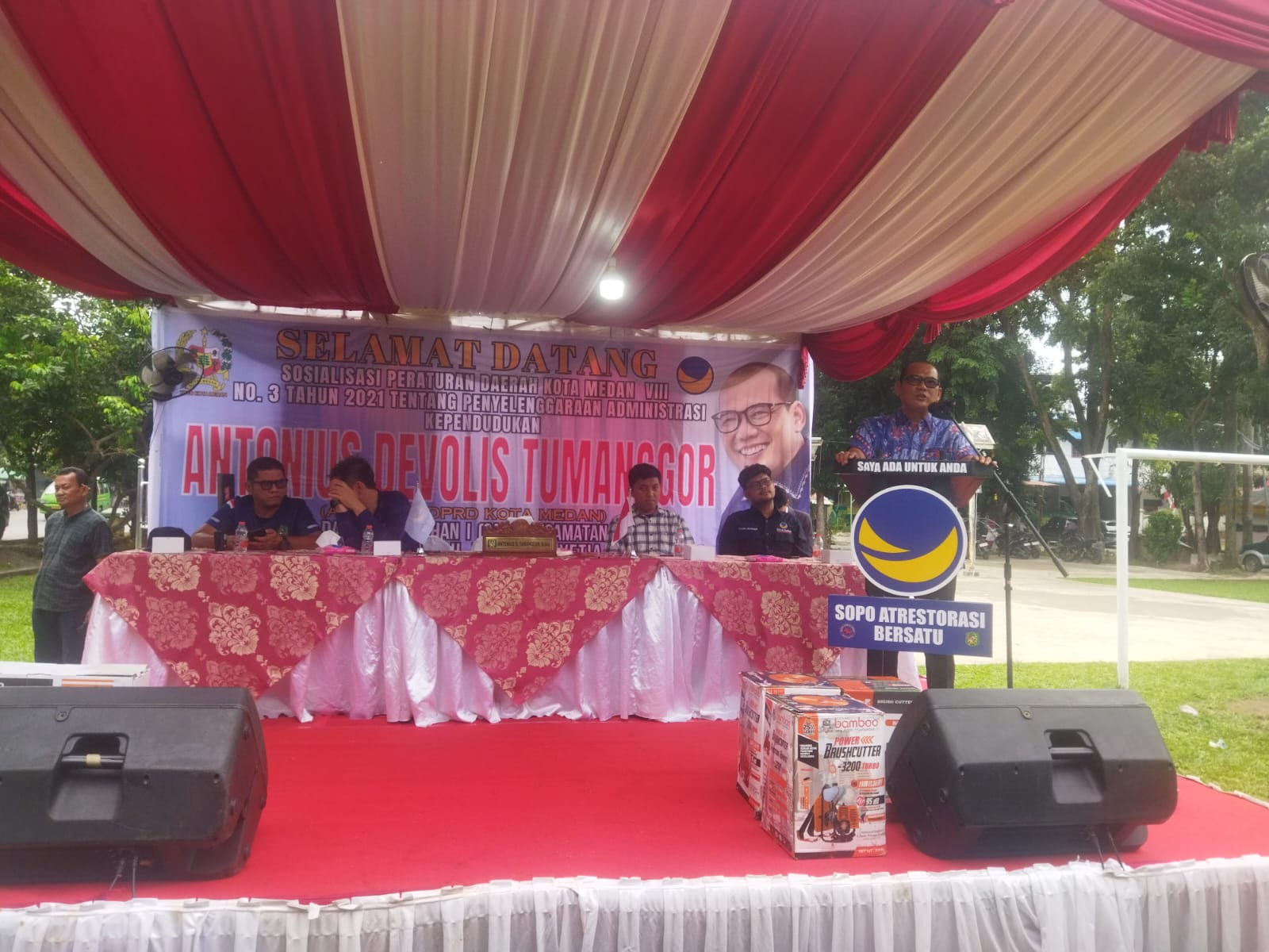 Lewat Sosper Tentang Adminduk Antonius Tumanggor Ajak Warga Daftar IKD