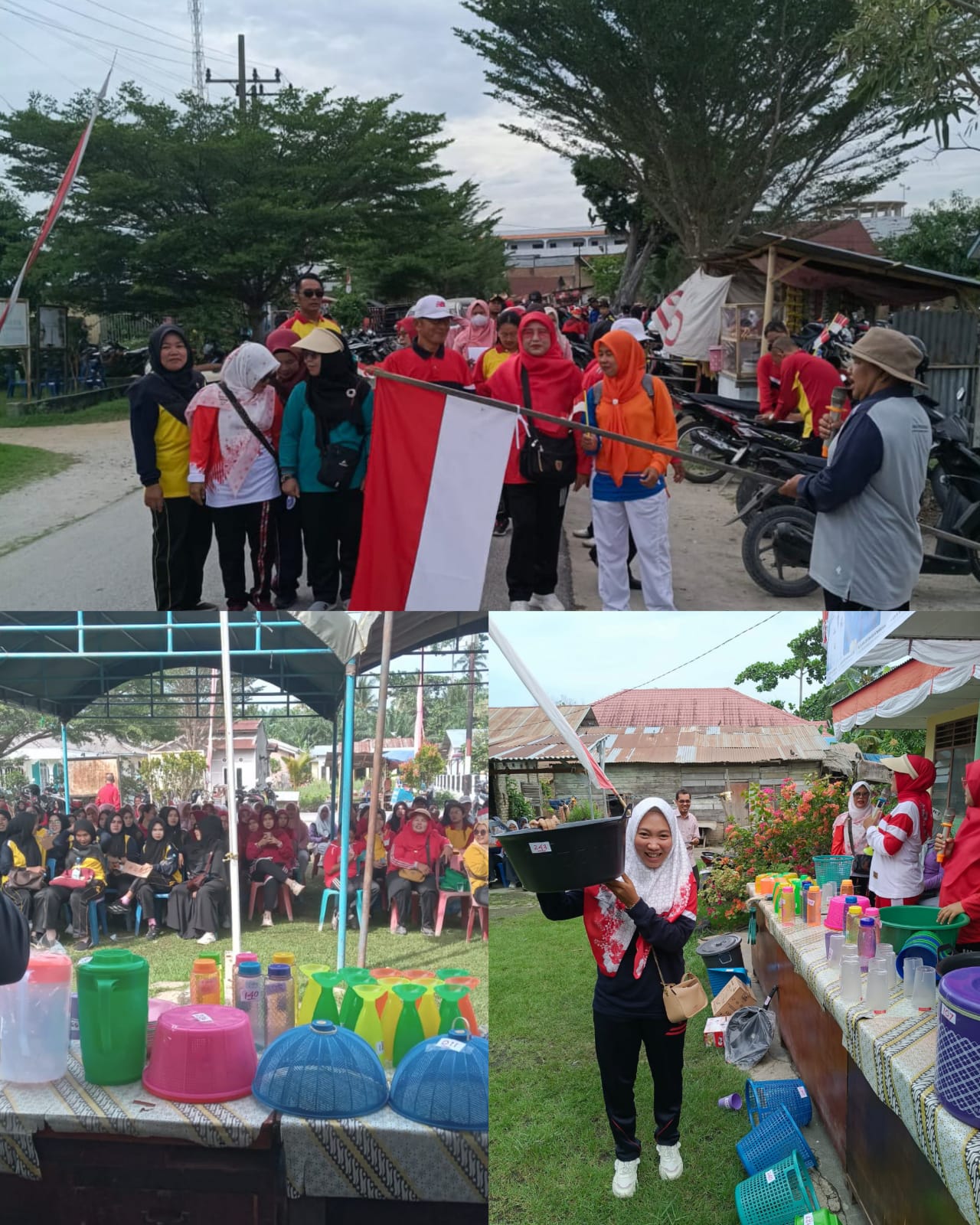 Penuh Keakraban, K3S Tanjung Beringin Gelar Jalan Santai dan Lucky Draw Sambut HUT ke-81 RI