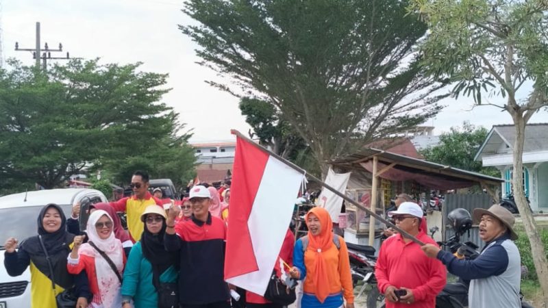 Penuh Keakraban, K3S Tanjung Beringin Gelar Jalan Santai dan Lucky Draw Sambut HUT ke-81 RI