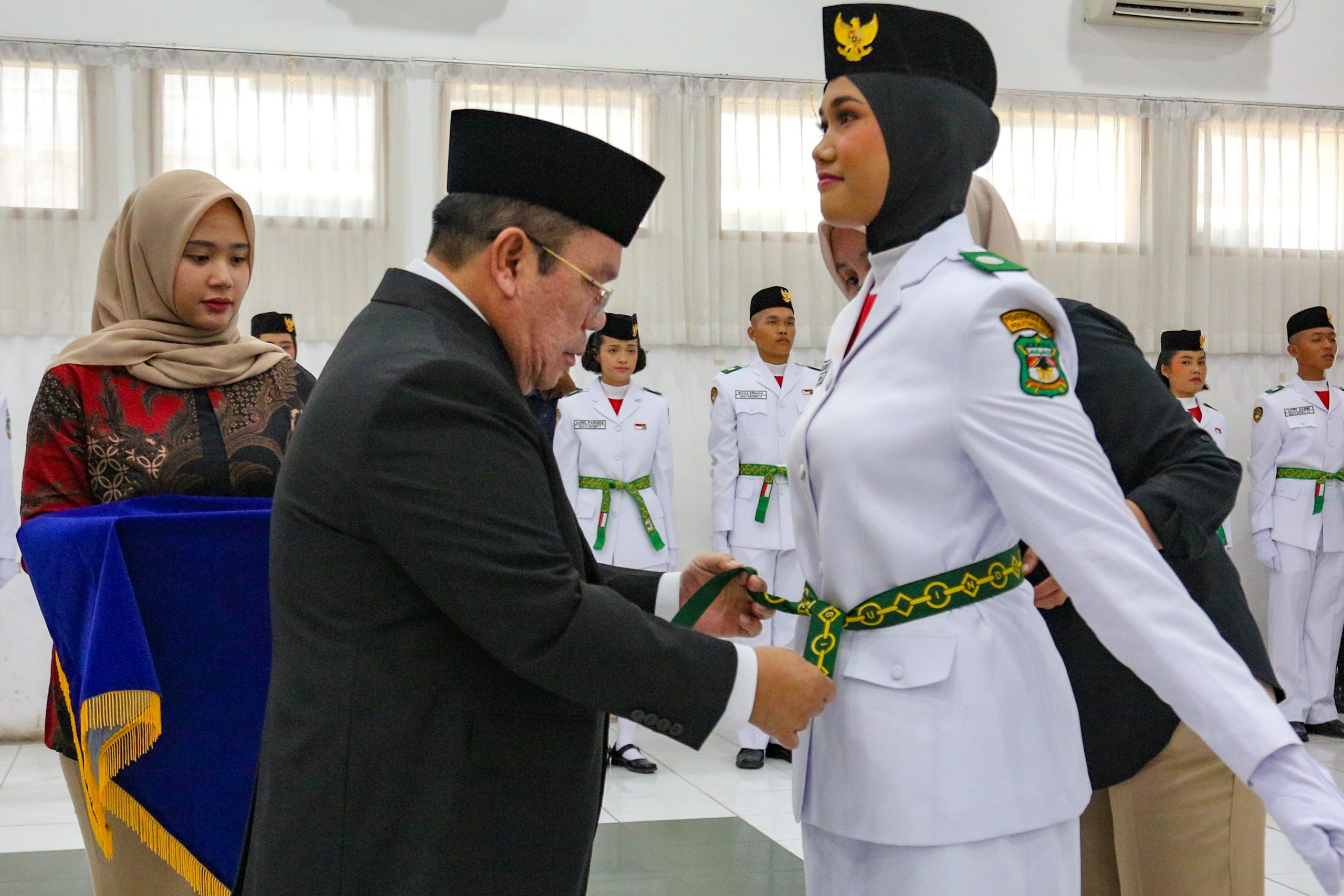 Wali Kota Wesly Silalahi SH MKn Kukuhan Paskibraka Tingkat Kota Pematangsiantar Tahun 2026