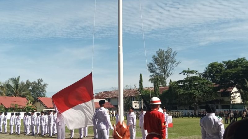 Bupati Aceh Barat Sebagai Inspektur di HUT RI ke 81