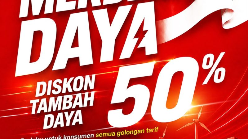 PLN Hadirkan Promo Merdeka Daya Hingga 50 Persen