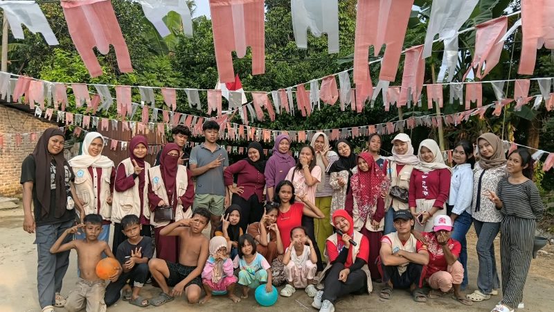 Mahasiswa KKL STAI Tebing Tinggi Bersama Warga Meteran Gelar Perlombaan Meriahkan HUT ke-81 RI