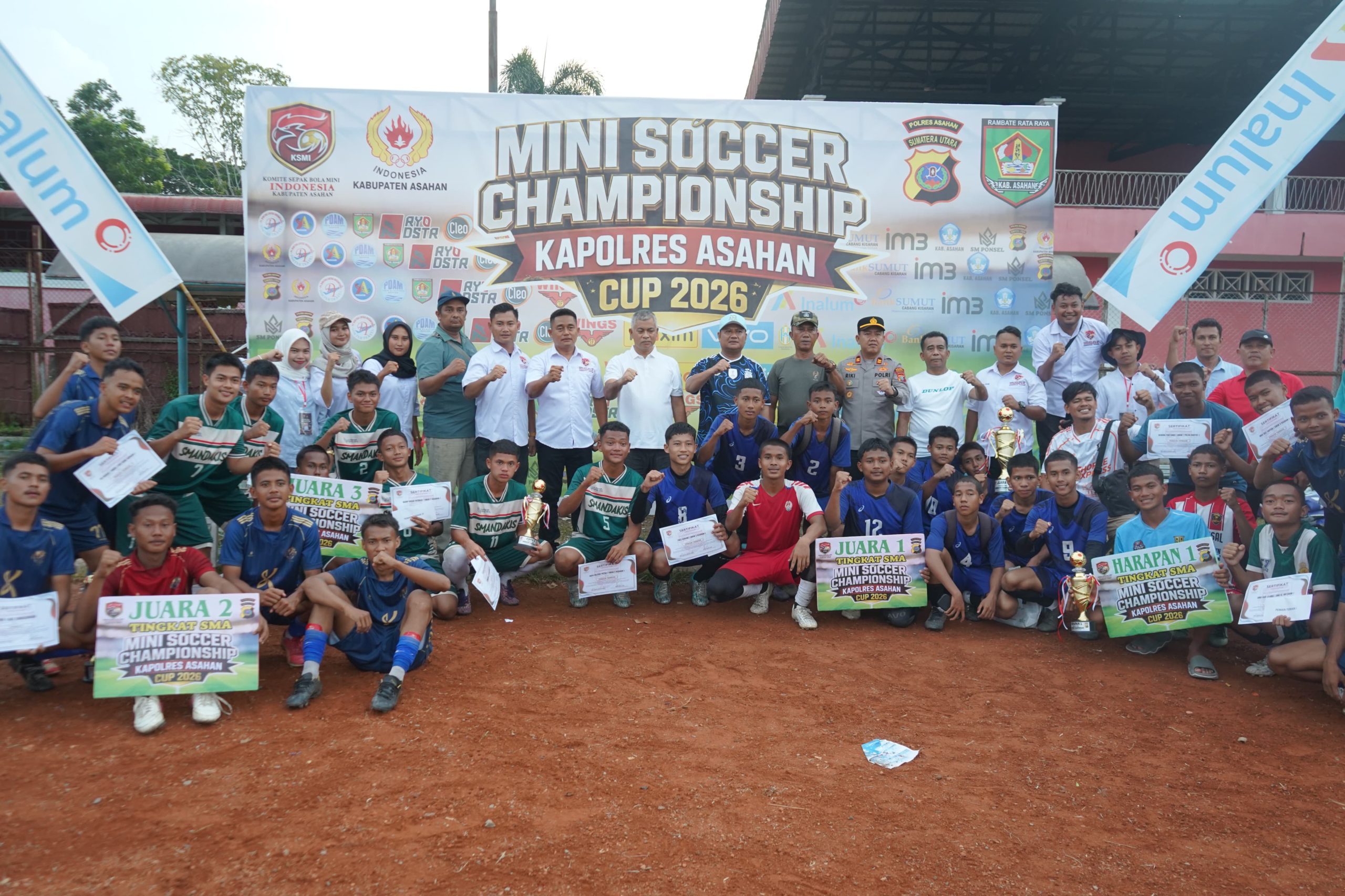 Wakil Bupati Dorong Pembinaan Talenta Muda melalui Mini Soccer Championship Kapolres Asahan Cup 2026