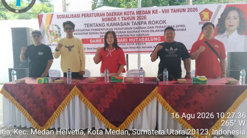 Dame Duma Sari Hutagalung Ajak Warga Patuhi Perda Kawasan Tanpa Rokok