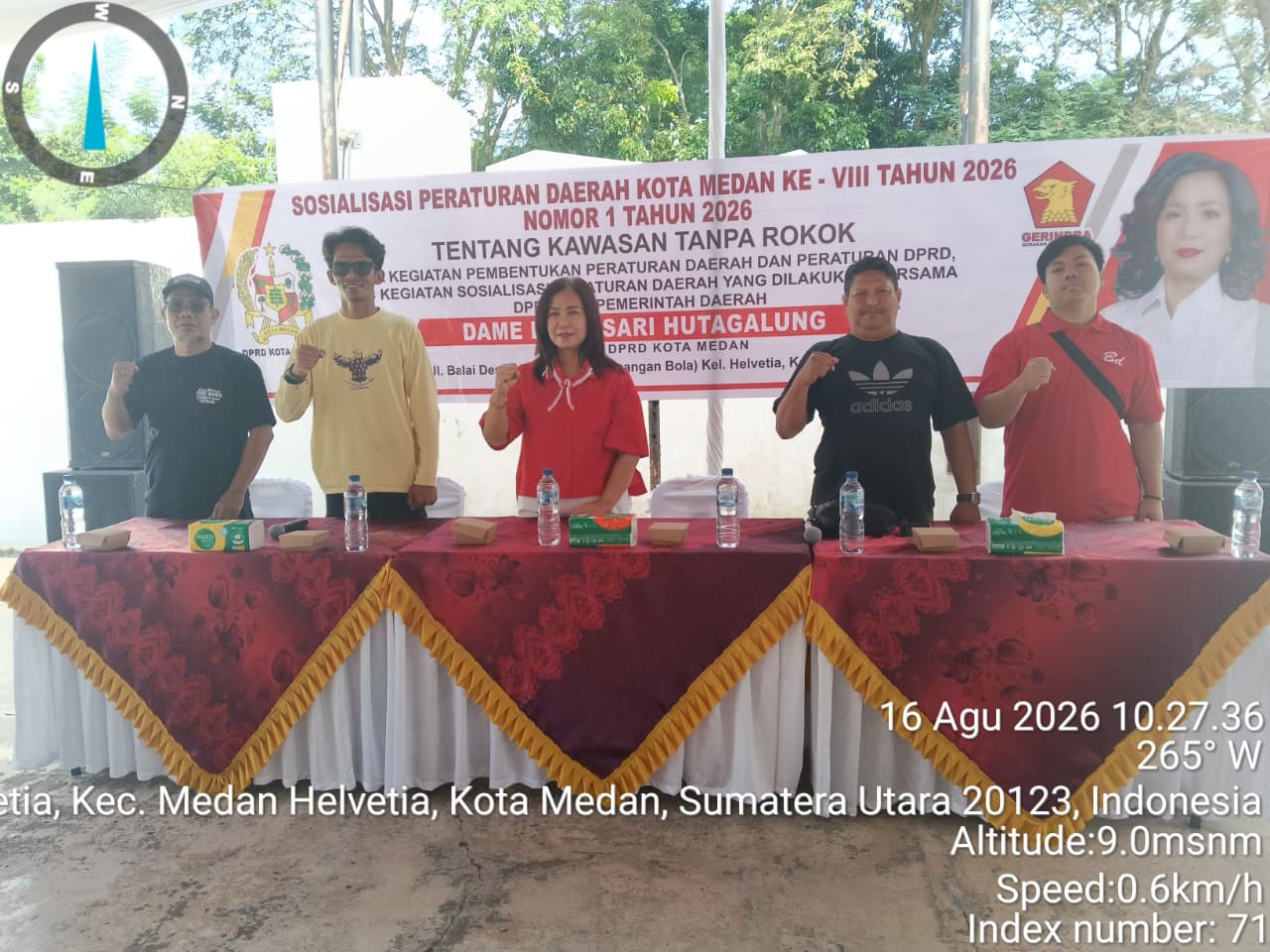 Dame Duma Sari Hutagalung Ajak Warga Patuhi Perda Kawasan Tanpa Rokok