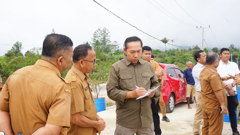 ‎Bupati JTP Hutabarat Tinjau Huntap Dolok Nauli, Tuntaskan Masalah Sertifikat Hingga Infrastruktur