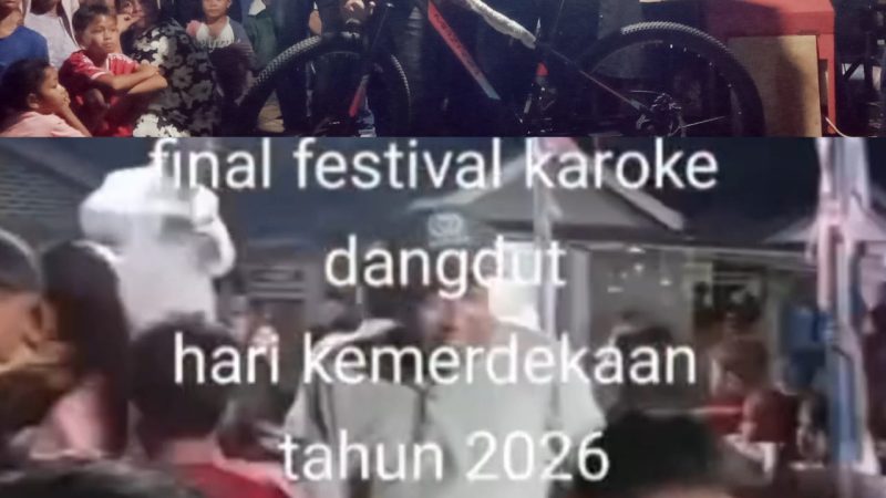 Perlombaan HUT ke-81 RI Terheboh di Kecamatan Tanjung Beringin, Final Festival Dangdut di Desa Bagan Kuala Meriah