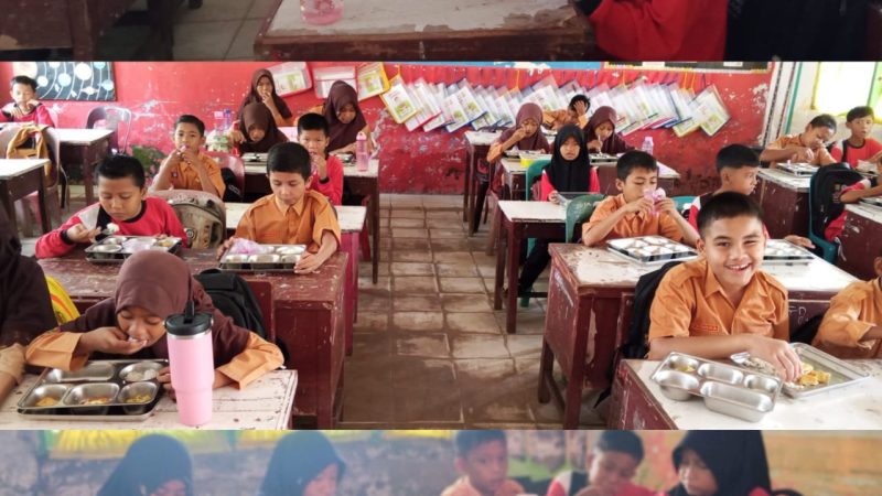Siswa SDN 102049 Tanjung Beringin Senang Terima MBG, Ayam Goreng Menu Favoritnya