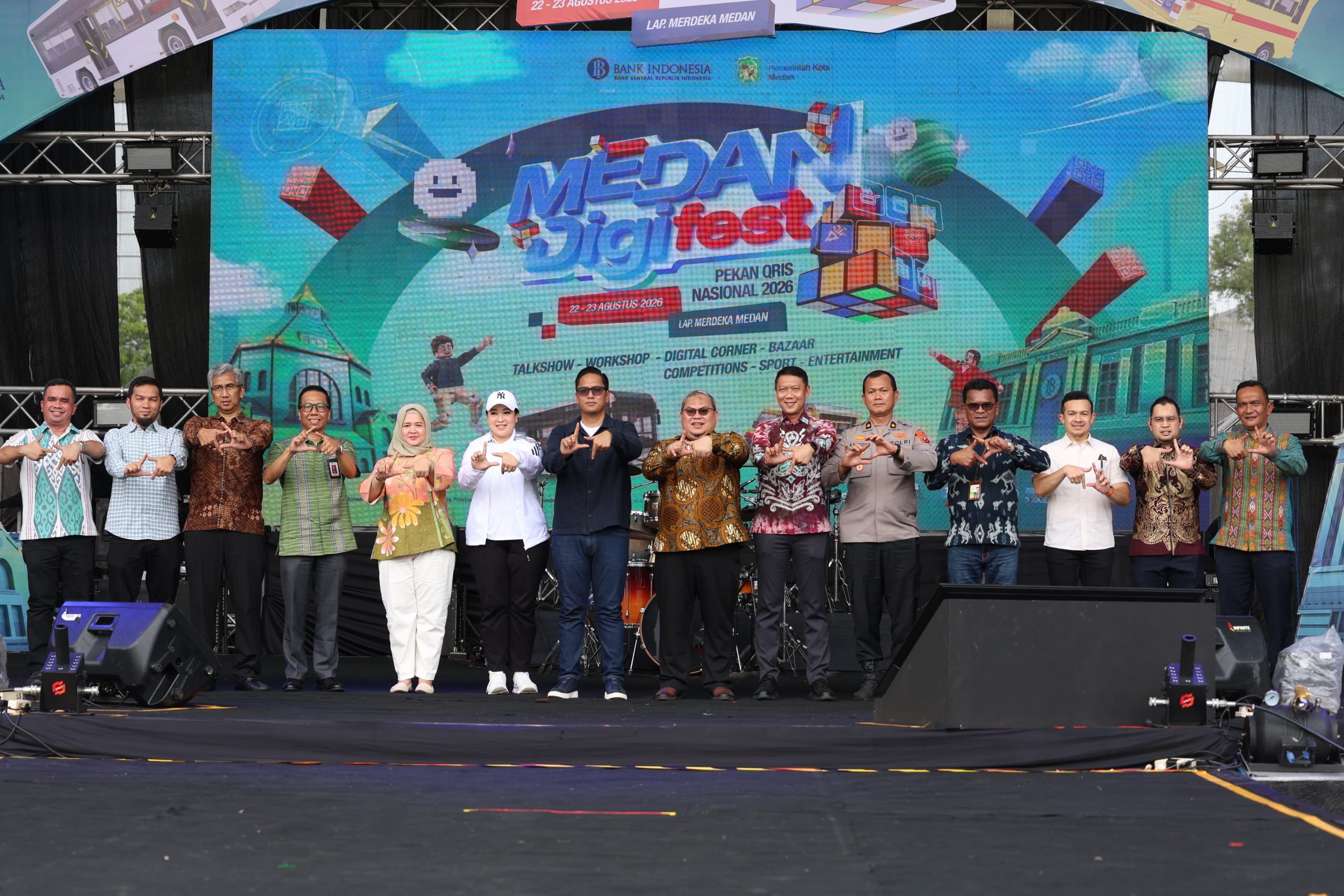 Wali Kota Medan Buka PQN Medan DigiFest 2026, QRESTO Jadi Andalan Digitalisasi Pajak Daerah