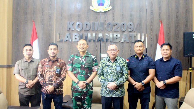 Pamit Tugas, Dandim 0209/LB Sambut Silaturahmi Hangat Kalapas Rantauprapat
