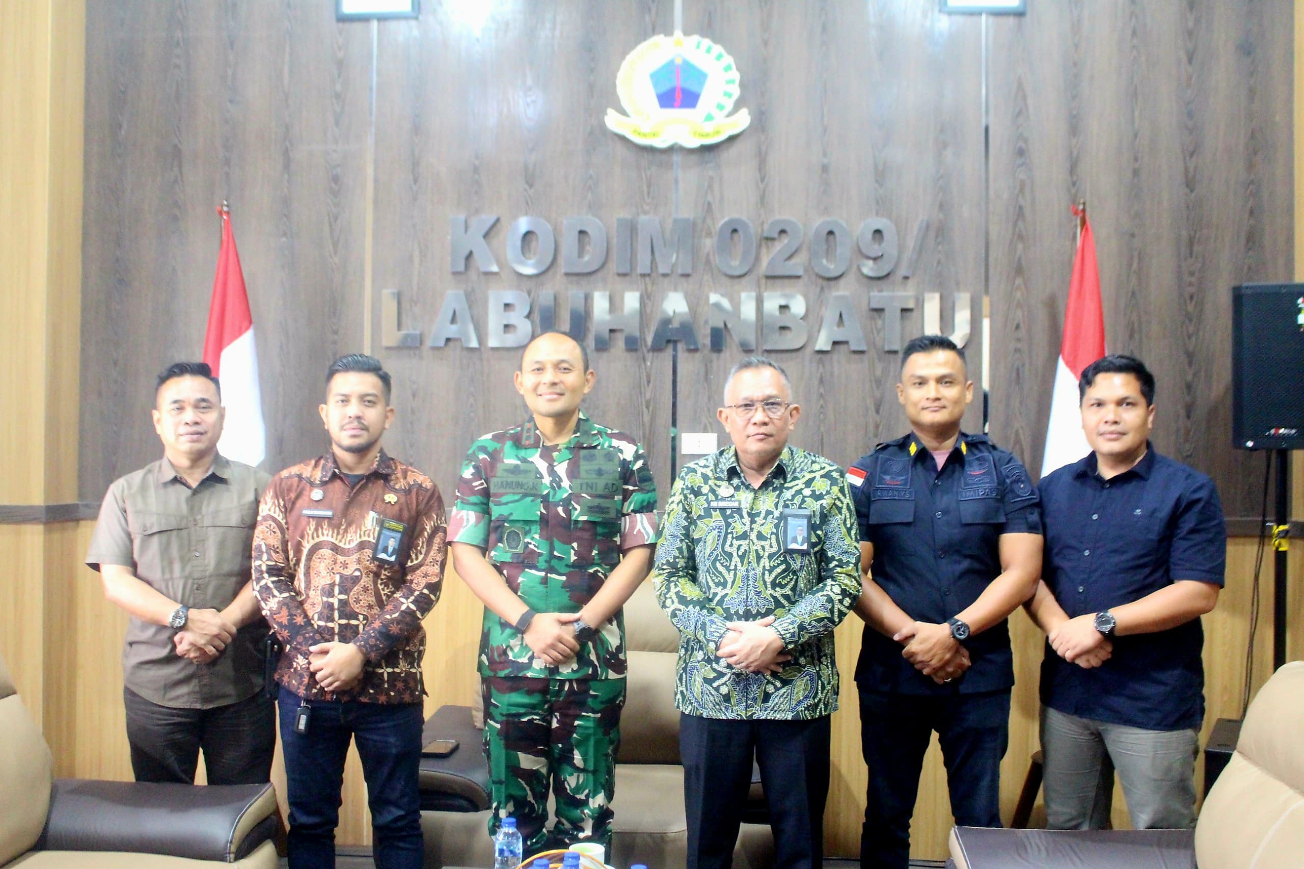 Pamit Tugas, Dandim 0209/LB Sambut Silaturahmi Hangat Kalapas Rantauprapat