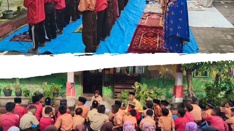 Galakkan Program Religi, SDN 102049 Tanjung Beringin Giat Shalat Dhuha Bersama Tiap Jumat