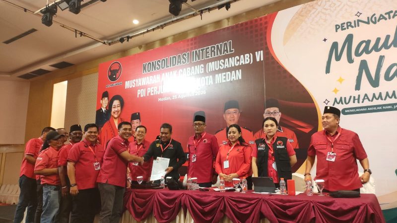 Buka Musancab PDI Perjuangan se- Kota Medan, Rapidin Simbolon Instruksikan Kader, Fraksi dan Pengurus Guyub ke Akar Rumput