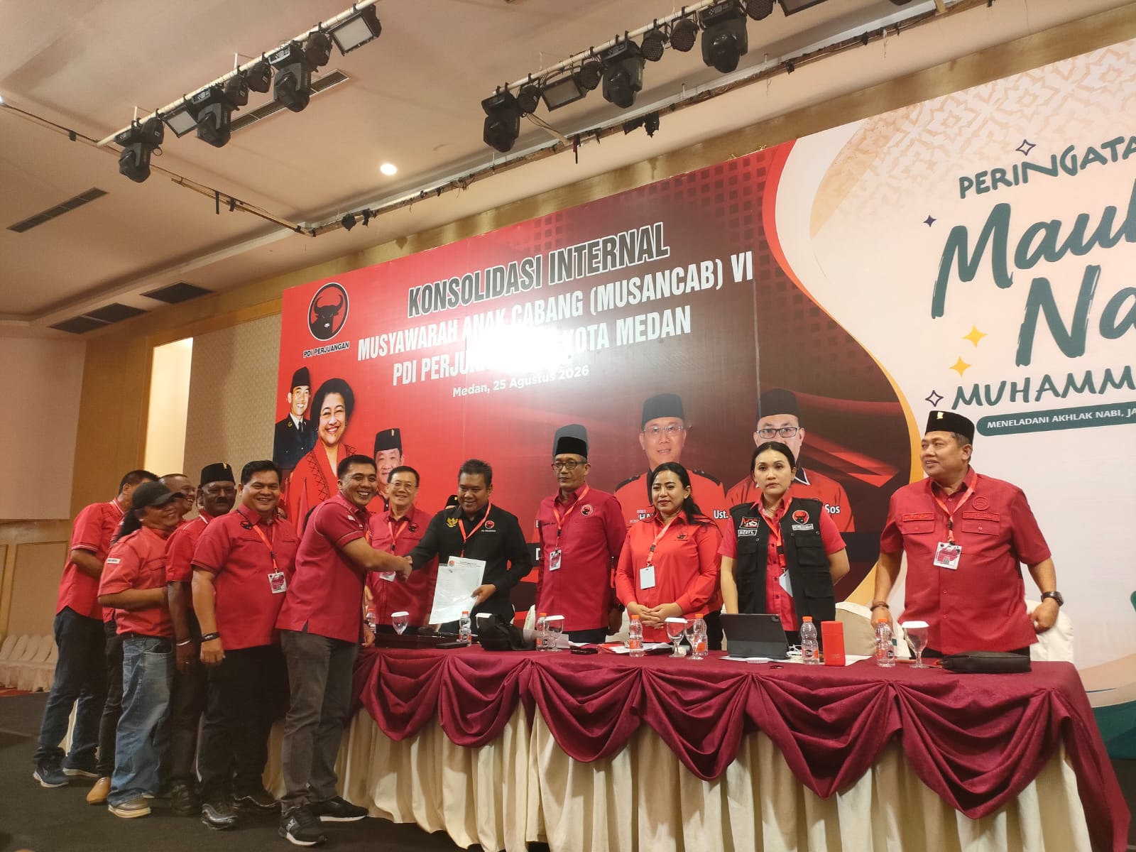 Buka Musancab PDI Perjuangan se- Kota Medan, Rapidin Simbolon Instruksikan Kader, Fraksi dan Pengurus Guyub ke Akar Rumput