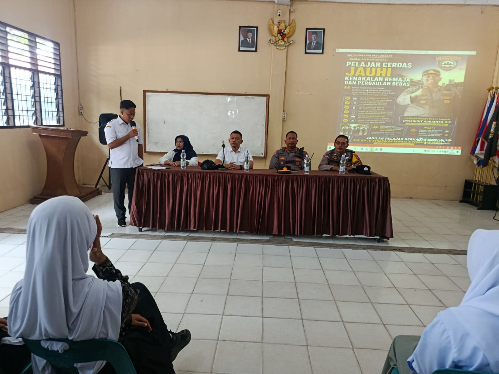 Hadir di Sekolah, Polres Langkat Polda Sumut Tanamkan Kesadaran Kamtibmas dan Cegah Pergaulan Bebas Sejak Dini