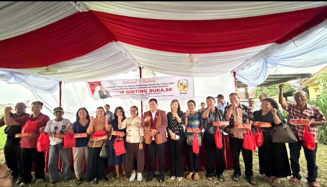 Sosper Perda Adminduk No. 3 Tahun 2021, Jusup Ginting Suka Ajak Warga Lengkapi Dokumen Kependudukan
