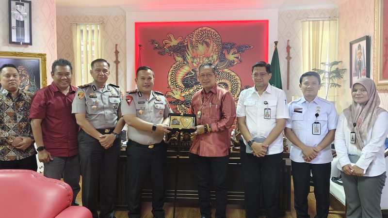 Ketua DPRD Medan Terima Silaturahmi Kapolres Belawan, Bahas Narkoba, Kriminalitas hingga Potensi Ekonomi