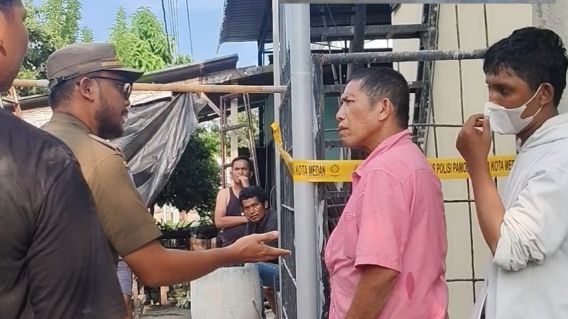 Penertiban Kos-Kosan di Jalan Notes Memanas, Satpol PP dan Pemilik Bangunan Terlibat Adu Mulut