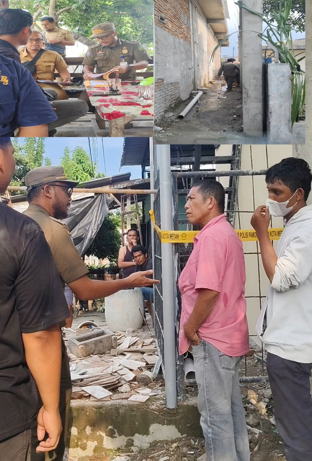 Penertiban Kos-Kosan di Jalan Notes Memanas, Satpol PP dan Pemilik Bangunan Terlibat Adu Mulut