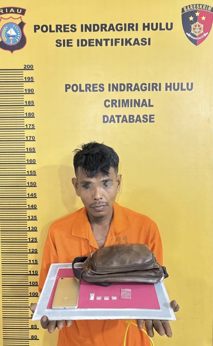 Satresnarkoba Polres Inhu Ciduk Pengedar   Sabu