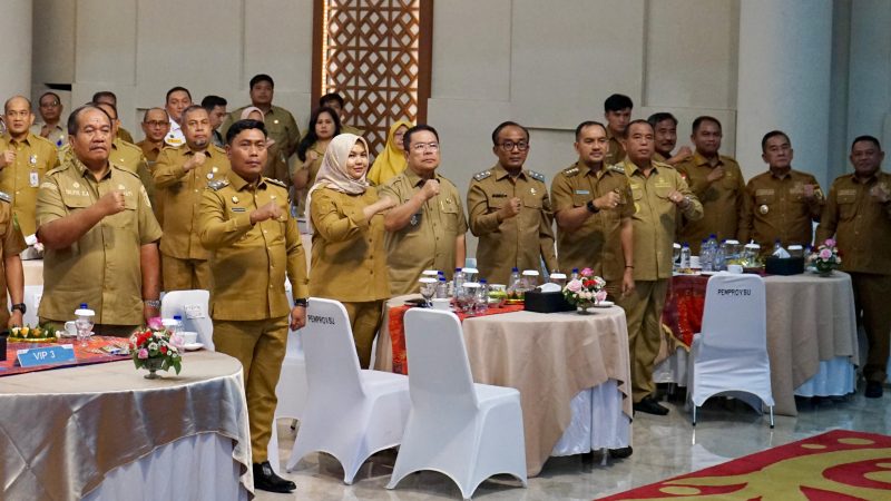 Wali Kota Pematangsiantar Hadiri Rakor Optimalisasi PAD dan Penyaluran DBH Pajak Provinsi kepada Kabupaten/Kota se-Sumatera Utara