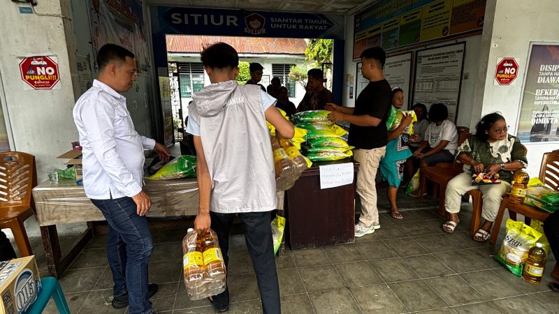 Pasar Murah di Siantar Diserbu Warga, 4 Ton Beras dan Ratusan Liter MinyaKita Ludes