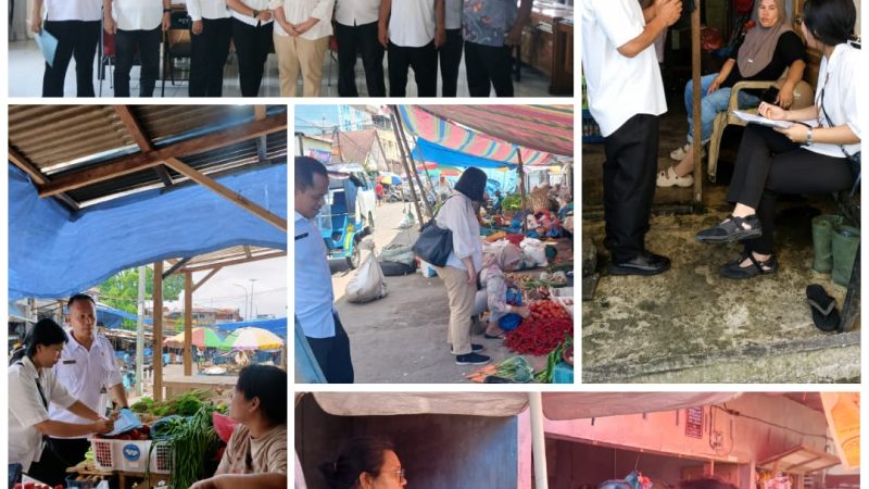 Pantau Harga dan Stok Bapok, DisperindagESDM Cek Pasar Sibolga–Tapteng