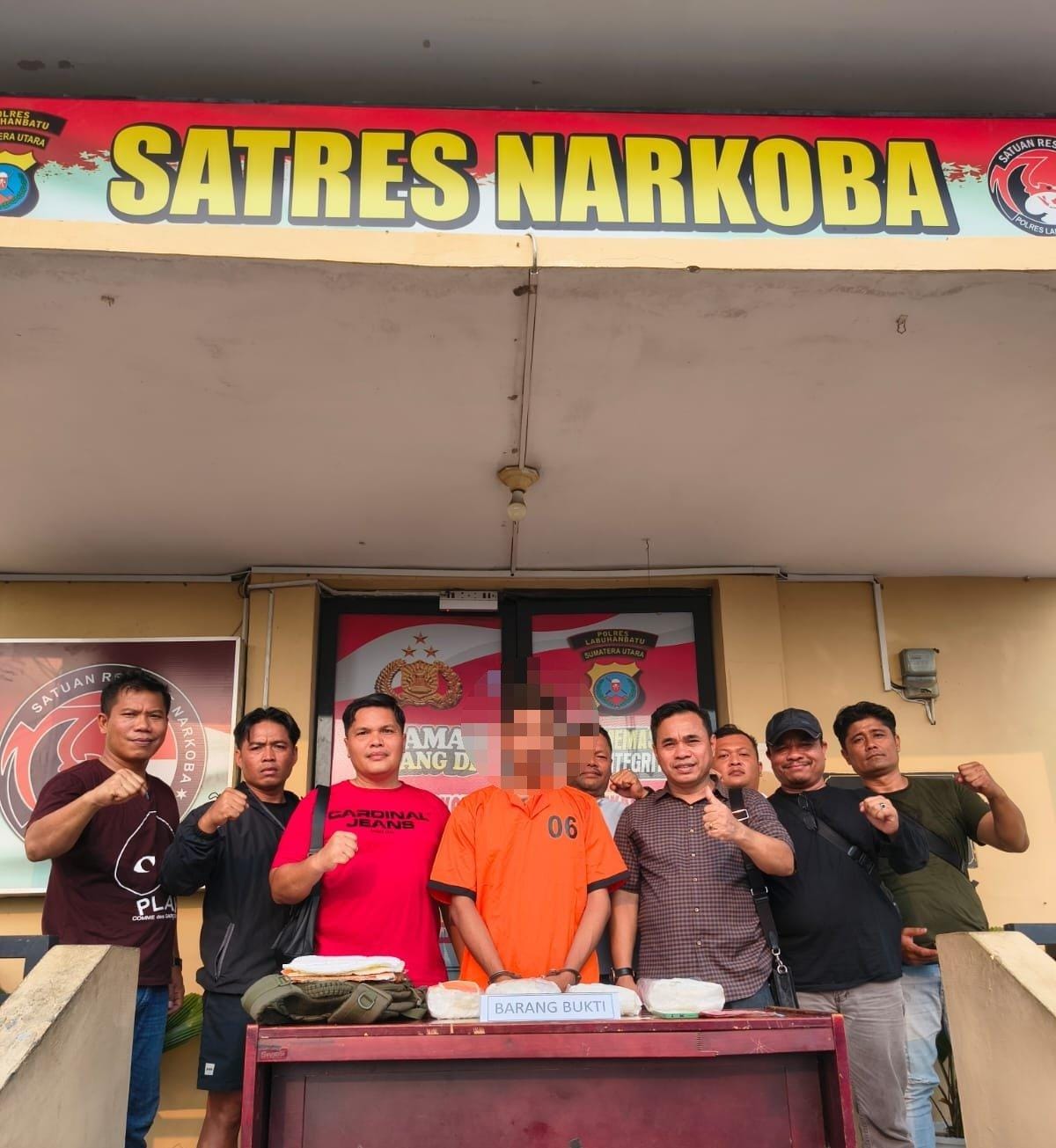 4 Kg Sabu Jaringan Internasional Di Amankan Kodim 0209/LB Dan Polres Labuhanbatu 