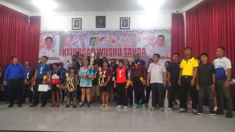 Sasana Wushu SMA Negeri 1 Plus Raya Raih Juara Umum Kejuaraan Wushu Simalungun Tahun 2026