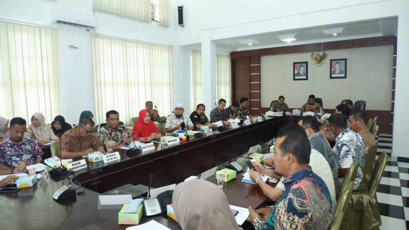 Wakil Bupati Asahan Pimpin Rapat Sinkronisasi P4GN, Persempit Ruang Gerak Peredaran Narkoba