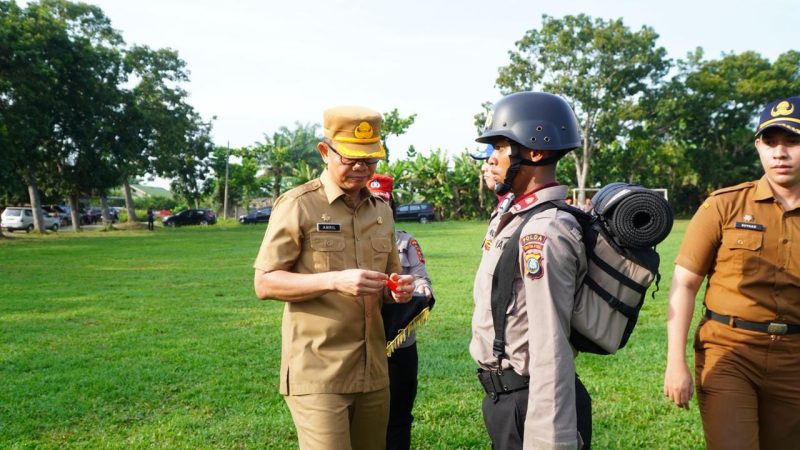 Sekda Amril Lepas 103 Siswa Diktuba Polri, Tempaan Mental Berpadu Jejak Sejarah