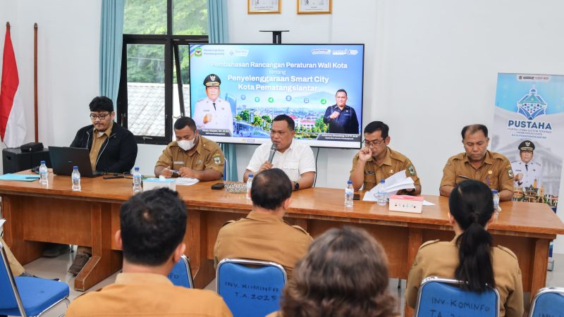 Dinas Kominfo Pematangsiantar Gelar Rapat Membahas Perwa Penyelenggaraan Pematangsiantar Smart City