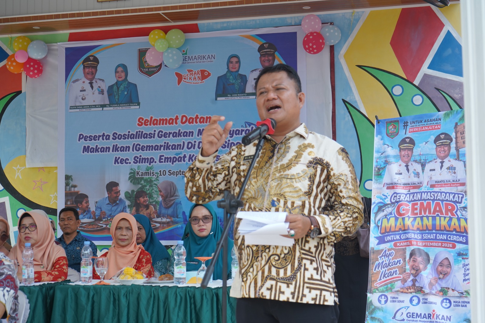 Wakil Bupati Asahan Ajak Masyarakat Gemar Makan Ikan untuk Cegah Stunting