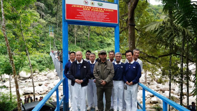 ‎Resmikan Jembatan Cinta Kasih Aek Poring, Bupati Taput Komitmen Perkuat Infrastruktur dan Akses Masyarakat Siantar Naipospos