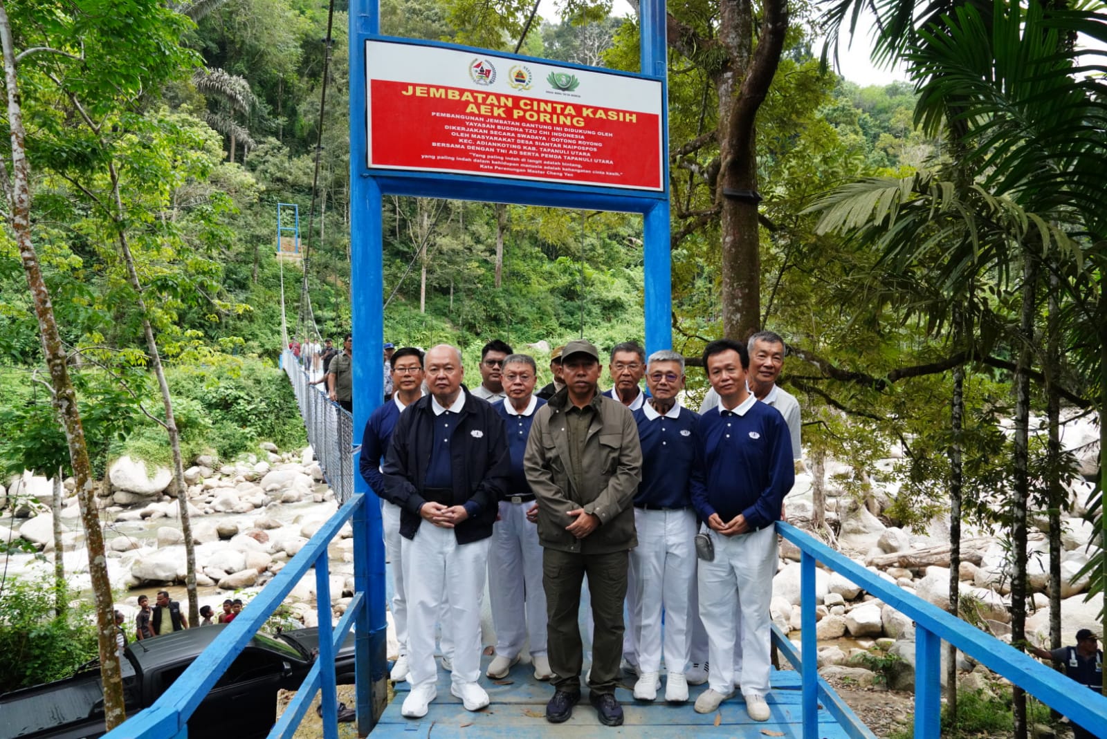 ‎Resmikan Jembatan Cinta Kasih Aek Poring, Bupati Taput Komitmen Perkuat Infrastruktur dan Akses Masyarakat Siantar Naipospos
